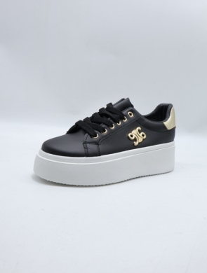Buty sportowe damskie na płaskim (36-41) EL-015 BLACK