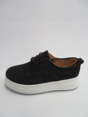 Tenisówki Damskie na koturnie (36-41) 2908 BLACK