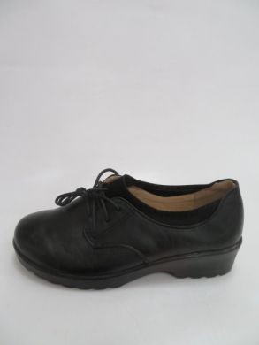 Półbuty damskie na koturnie (37-42) 9T804-1 BLACK