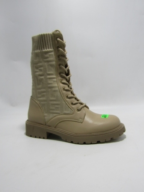 Botki damskie na płaskim (36-41) HQ309 KHAKI