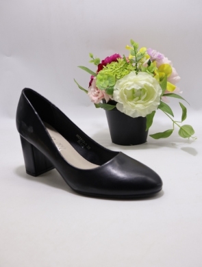 Czółenki damskie na obcasie (36-41) XHH-2513-1 BLACK