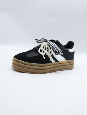 Buty sportowe damskie na płaskim (36-41) 8822 BLACK
