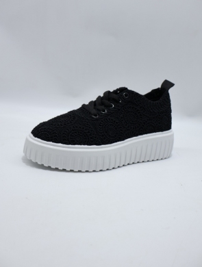 Buty sportowe damskie na płaskim (36-41) AF23-235 BLACK