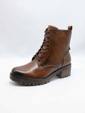 Botki damskie ocieplane na obcasie (36-41) YCC-50 CAMEL