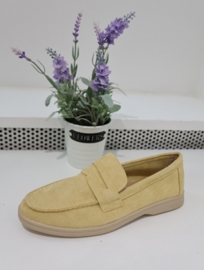 Mokasyny damskie na płaskim (36-41) QQ278 YELLOW