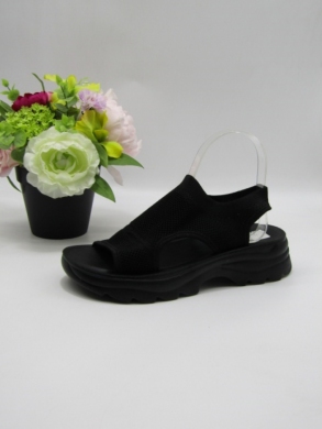 Sandały damskie na płaskim (36-41) 347 BLACK