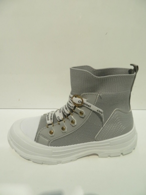 Trampki damskie na płaskim (36-41) HR-21 GREY