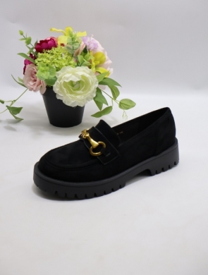 Mokasyny damskie na płaskim (36-41) JN-136 NOIR