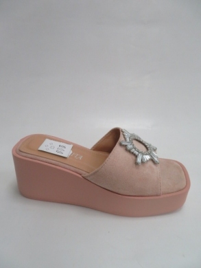 Sandały damskie na koturnie (36-41) 9008 PINK