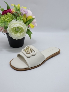 Klapki damskie na płaskim (36-41) 5275 WHITE