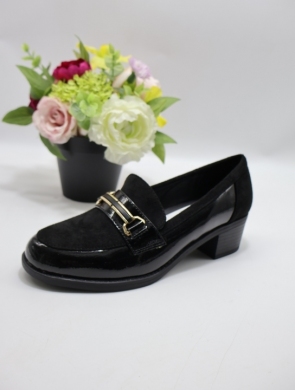 Półbuty damskie na obcasie (36-41) 1543 BLACK