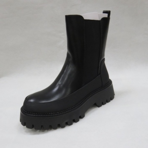 Botki damskie na płaskim (36-41) 68123 BLACK