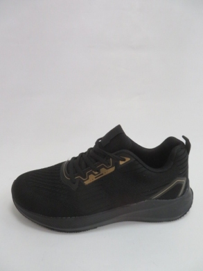 Buty sportowe młodzieżowe (36-41) TF-238 BLACK/GOLD