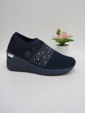 Buty sportowe damskie na koturnie (36-41) 0589 NAVY