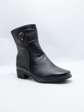 Botki damskie ocieplane na obcasie (37-42) B701 BL