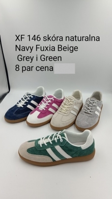 Buty sportowe damskie na płaskim (36-41) XF146 NAVY