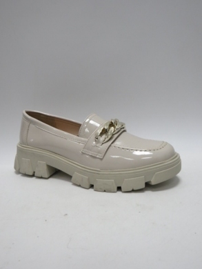 Mokasyny damskie na płaskim (36-41) 999-1 BEIGE