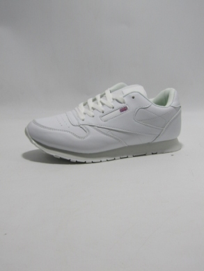 Buty sportowe damskie na płaskim (36-41) D88-W3 WHITE