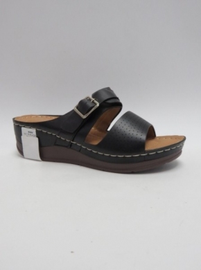 Klapki damskie na koturnie (36-41) N21-78 BLACK