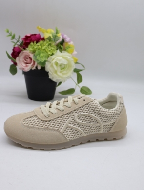 Buty sportowe damskie na płaskim (36-41) LS697 BEIGE