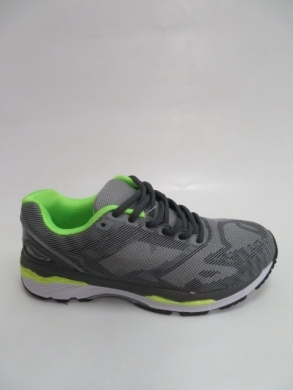 Buty sportowe damskie na płaskim (36-41) W1012 DGREY/GREEN