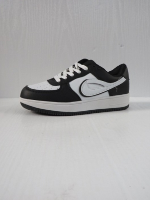 Buty sportowe damskie na płaskim (36-41) DN91-31W BLACK/WHITE