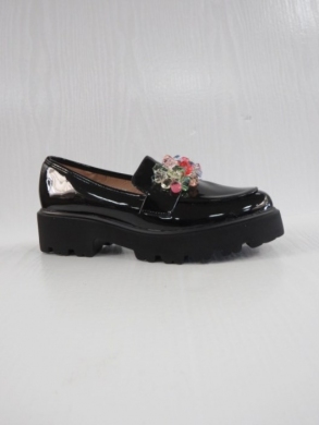 Mokasyny damskie na płaskim (36-41) 20822-15 BLACK