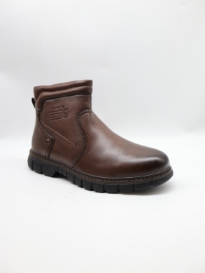 Botki męskie ocieplane (40-45) 62012-3 BROWN