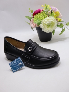 Półbuty damskie na koturnie (36-41) C605 BLACK