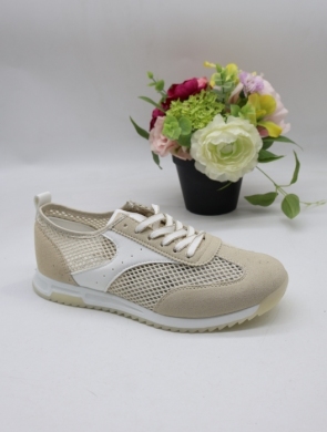 Buty sportowe damskie na płaskim (36-41) YY-245 BEIGE