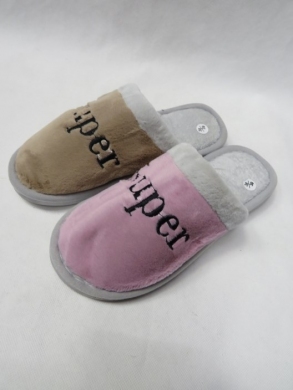 Kapcie damskie ocieplane (36-41) F8-62 MIX
