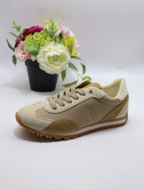 Buty sportowe damskie na płaskim (36-41) 6450 KHAKI