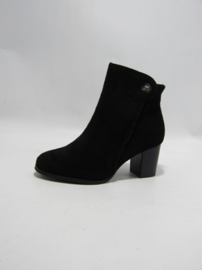 Botki damskie ocieplane na obcasie (36-41) H2270A BLACK