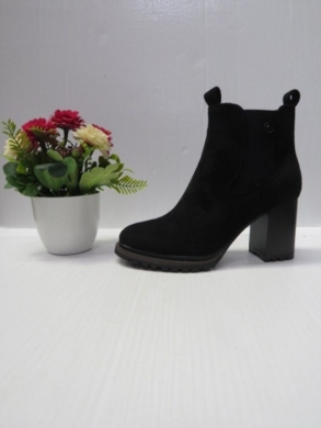 Botki damskie ocieplane na obcasie (36-41) KE212 BLACK