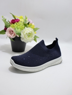 Buty sportowe damskie na płaskim (36-41) 0558 NAVY