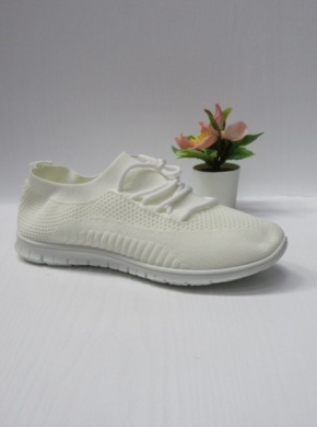 Buty sportowe damskie na płaskim (36-41) A-5 WHITE