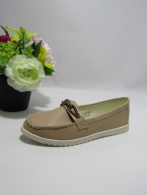 Mokasyny damskie na płaskim (36-41) XYG-2312-3 BEIGE