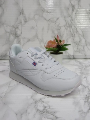 Buty sportowe damskie na płaskim (36-41) EV-56 WHITE
