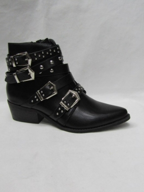 Botki damskie na płaskim (36-41) T218 BLACK