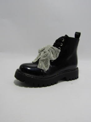 Botki damskie na płaskim (36-41) 7603A BLACK