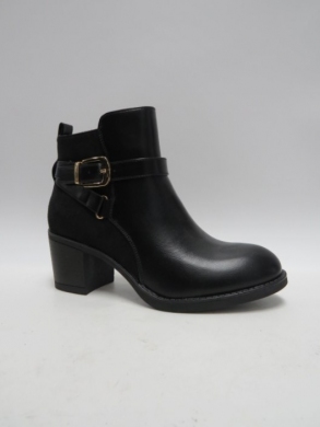 Botki damskie na obcasie (36-41) 588-53 BLACK