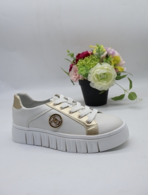 Buty sportowe damskie na płaskim (36-41) 6626 WHITE