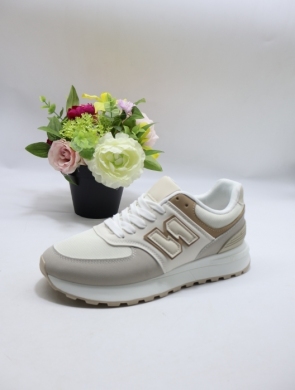 Buty sportowe damskie na płaskim (36-41) D251-8 BEIGE