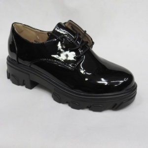 Półbuty damskie na płaskim (36-41) BL6550 BLACK