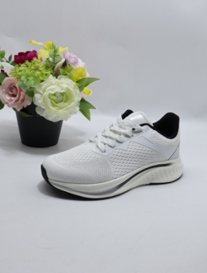 Buty sportowe damskie na płaskim (36-41) AD711 WHITE