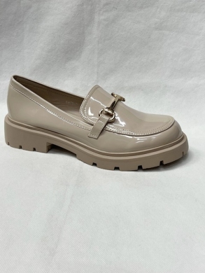 Mokasyny damskie na płaskim (36-41) 8975 BEIGE