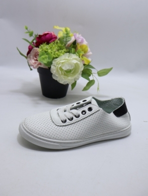 Buty sportowe damskie na płaskim (36-41) SJ2378-2 WH/BL