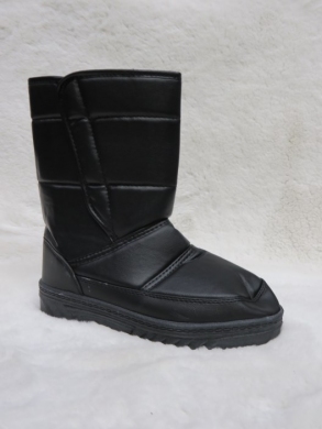Kozaki damskie ocieplane na płaskim (37-42) 2611 BLACK