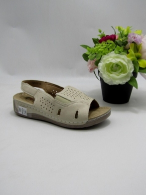 Sandały damskie na koturnie (39-43) DJ31-5 BEIGE