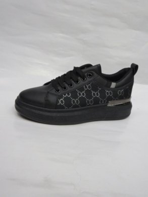 Buty sportowe damskie na płaskim (36-41) A86 ALL BLACK